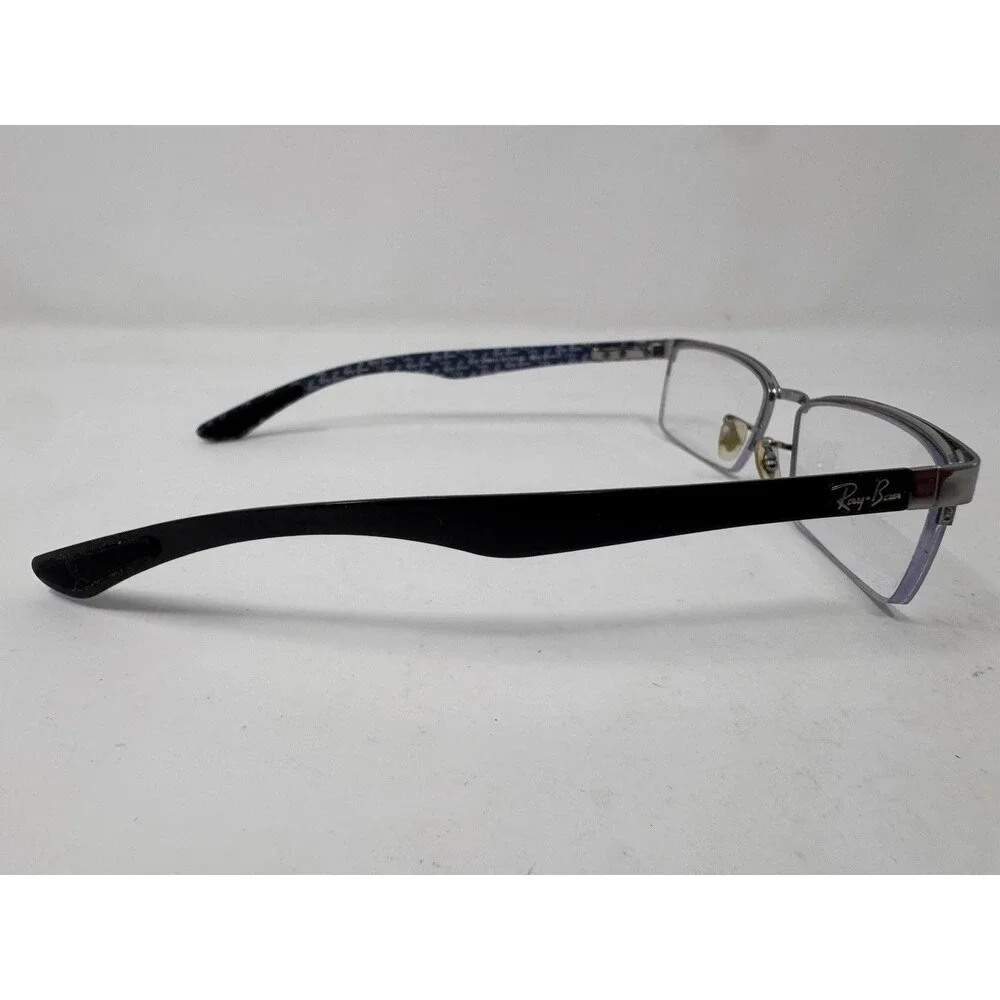 Ray-Ban RB8412 2502 Gunmetal Blue Carbon Fiber Eyeglass Frames 54-17-145 (A)